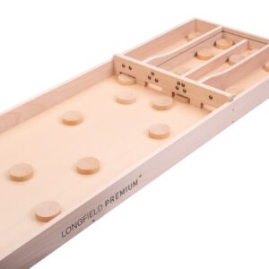 Premium Full-Size Shuffleboard – Beechwood